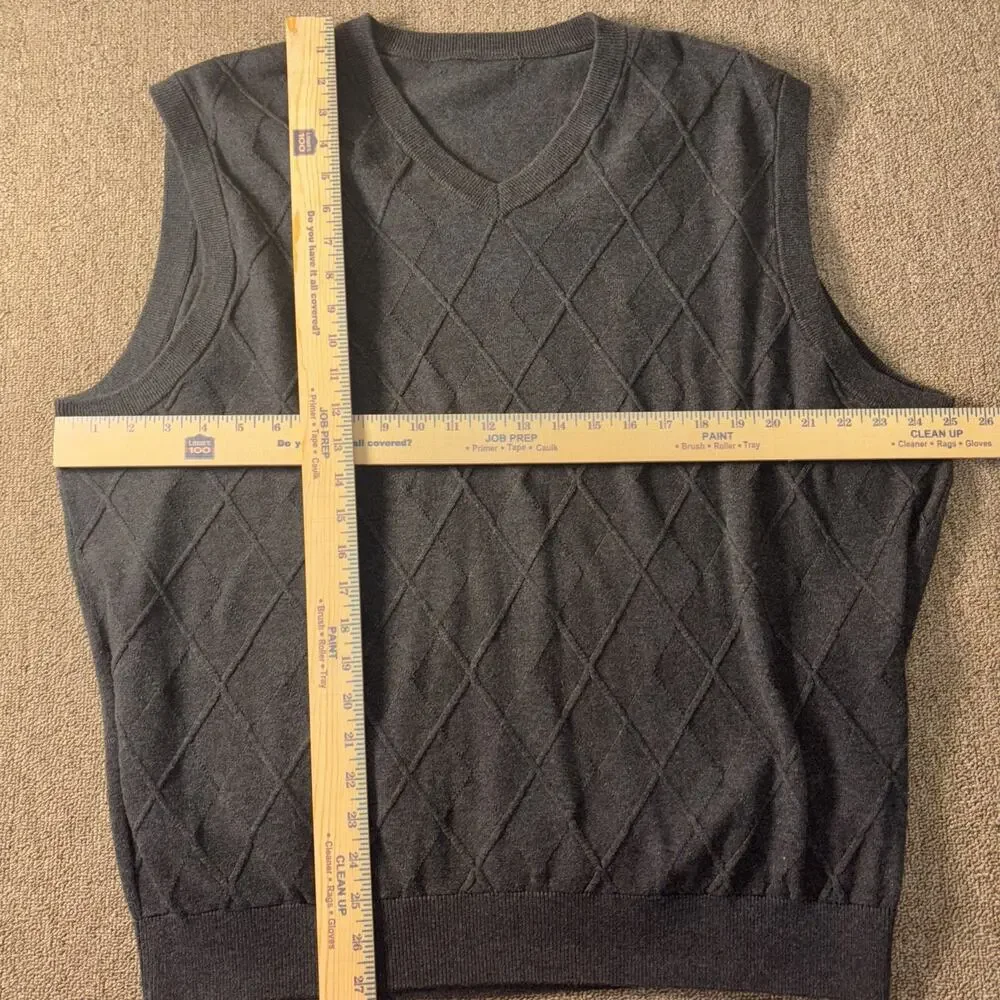 Argyle Sweater Vest Bundle Men’s Golf XL Gray Purple